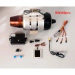 SWIWIN SW300Pro Max Thrust 30KG Brushless Turbine Engine Jet Turbojet Brushless Large Model Aircraft Tricycle Fixed Wing Heavy